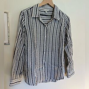 Lucky Brand cotton button down blouse